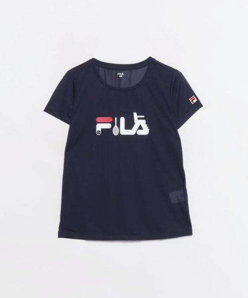 FILA（ZETT Ladies）(フィラ（ゼット　レディース）)/【テニス】FILAロゴ グラフィックTシャツ スポーツウェア レディース/img10