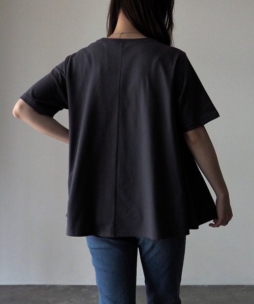 Riberry(リベリー)/Aラインフレア半袖Tシャツ/img15
