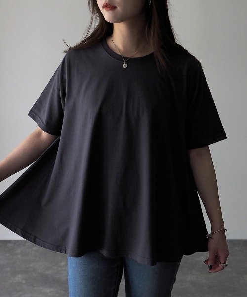 Riberry(リベリー)/Aラインフレア半袖Tシャツ/img17