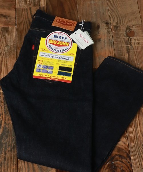 marukawa shonan(marukawa shonan)/【BIG JOHN/ビッグジョン】13.5oz BIG－WASHING 1004 SLIM TAPERD テーパードデニム 日本製 ジーンズ 国産デニム/img07