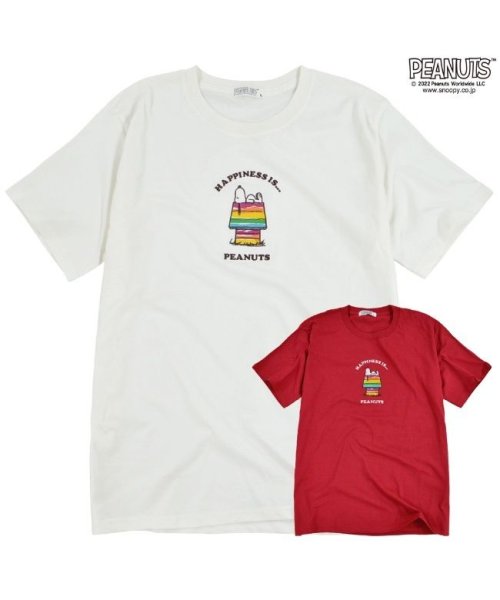  PEANUTS( ピーナッツ)/スヌーピー Tシャツ 半袖 メンズ レディース/img02