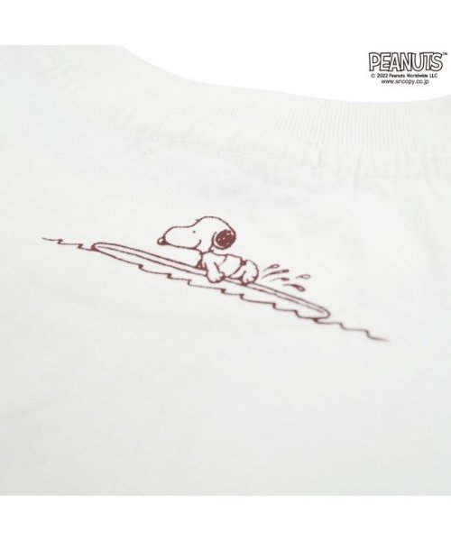 PEANUTS( ピーナッツ)/スヌーピー Tシャツ 半袖 刺繍 メンズ レディース M L LL/img03