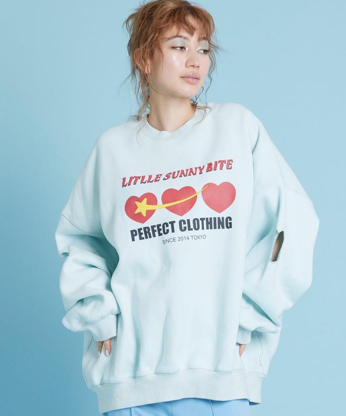 LittleSunnyBite/リトルサニーバイト/Message big sweat top