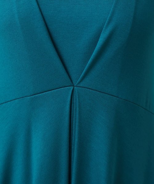 コクーンシルエットジャージードレス 