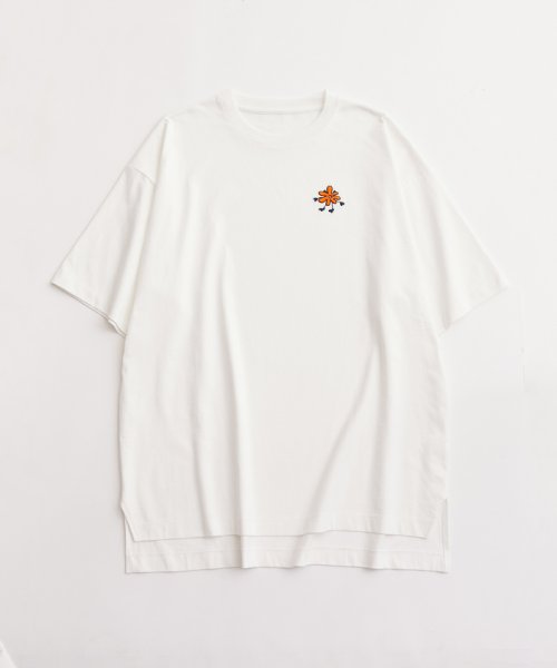 JUNRed(ジュンレッド)/大阪文化コラボ / フラワー妖怪刺繍半袖Tシャツ/img08