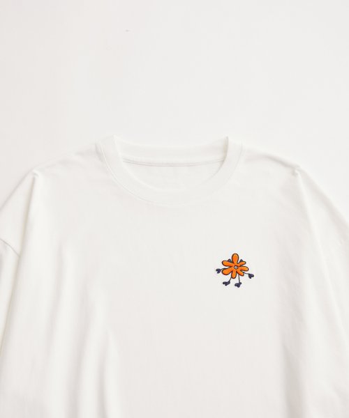 JUNRed(ジュンレッド)/大阪文化コラボ / フラワー妖怪刺繍半袖Tシャツ/img10