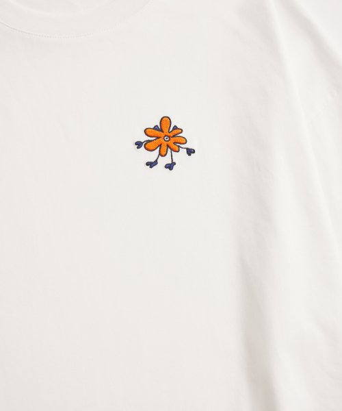 JUNRed(ジュンレッド)/大阪文化コラボ / フラワー妖怪刺繍半袖Tシャツ/img11