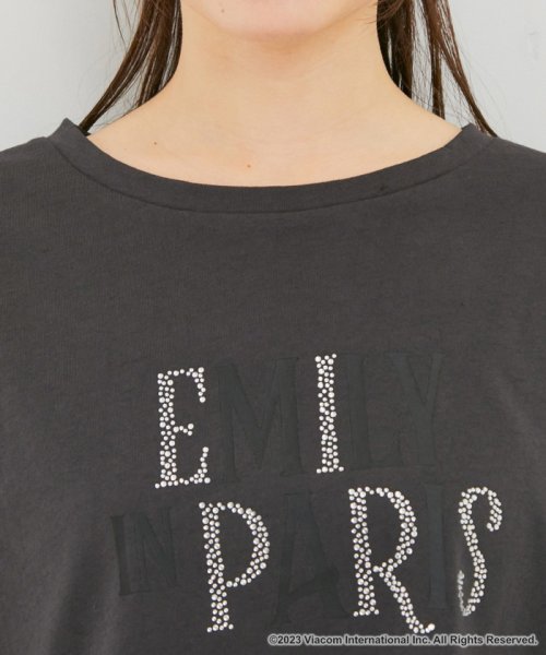 VIS(ビス)/『エミリー、パリへ行く』コラボレーションラッフルスリーブクロップドTシャツ【洗える】/img19