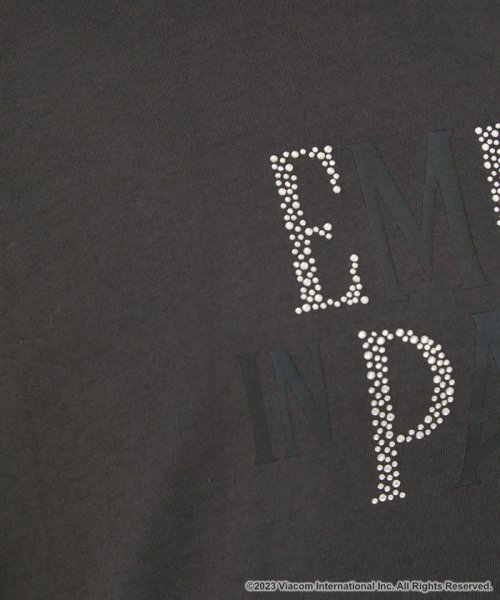 VIS(ビス)/『エミリー、パリへ行く』コラボレーションラッフルスリーブクロップドTシャツ【洗える】/img20