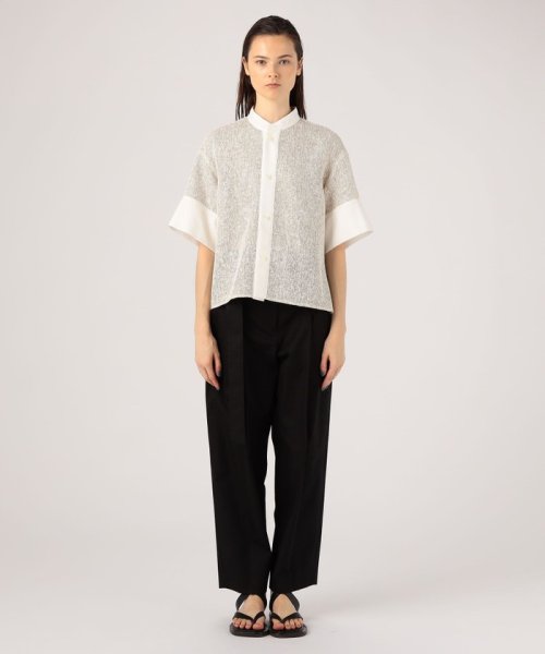 CABaN ストローヤーン ワイドカフスシャツ ワイドカフスシャツ ストローヤーン CABaN DG2258606008(17424円)