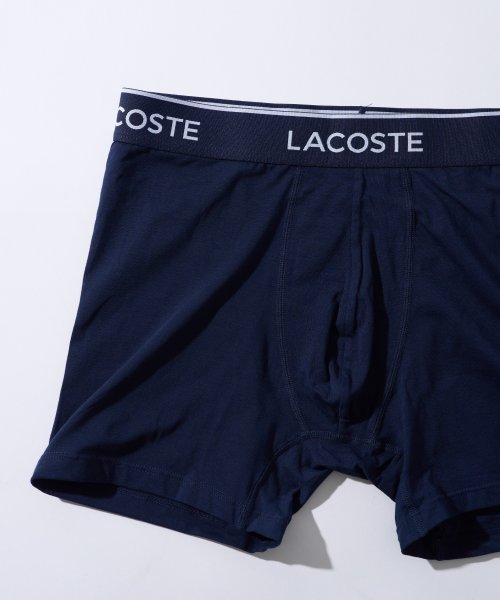 LACOSTE(ラコステ)/【LACOSTE / ラコステ】ボクサーパンツ 3枚セット 6H3379 3PK 父の日 ギフト プレゼント 贈り物/img03