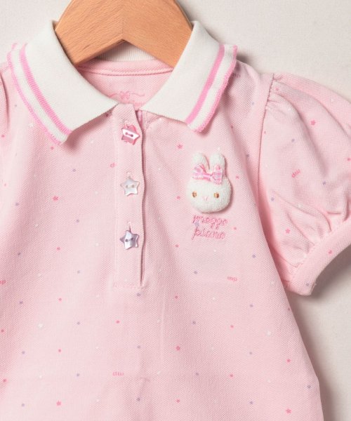 セール】 メゾピアノ(mezzo piano) |ウサギマスコットつき 半袖  