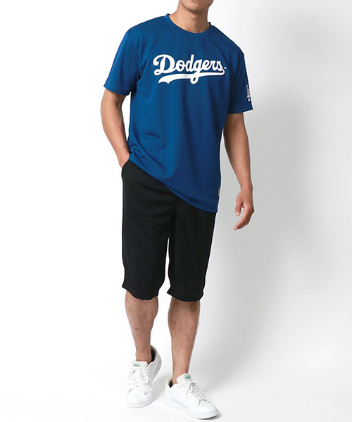 セール】【MLB】メッシュTシャツ＆ショーツ上下セット/ドジャース 