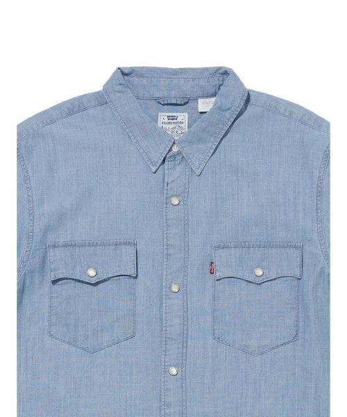 Levi's(リーバイス)/リラックスフィット ウエスタンシャツ ブルーシャンブレー T2 MT NEW HYDE CHAMBRAY/img06