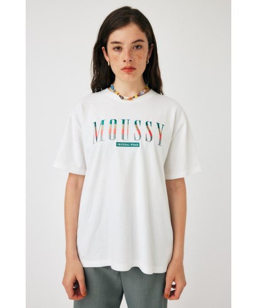 moussy(マウジー)/STRIPED MULTICOLOR MOUSSY Tシャツ/img01