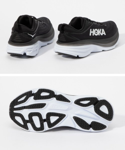 HOKA ONE ONE(ホカオネオネ)/ホカオネオネ HOKA ONE ONE 1123202 スニーカー M BONDI 8 メンズ シューズ ボンダイ8 靴 ブラック ホワイト 25.0～30.0/img06