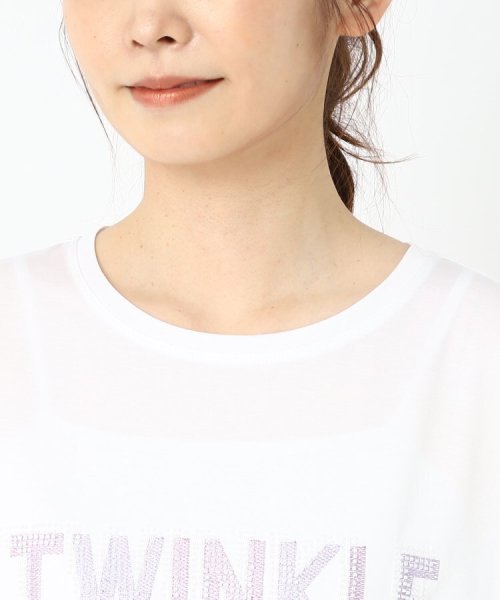 CORDIER(ＣＯＲＤＩＥＲ)/刺繍&ビーズロゴデザインTシャツ/img04
