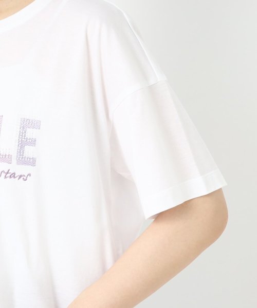 CORDIER(ＣＯＲＤＩＥＲ)/刺繍&ビーズロゴデザインTシャツ/img05