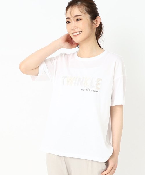 CORDIER(ＣＯＲＤＩＥＲ)/刺繍&ビーズロゴデザインTシャツ/img16
