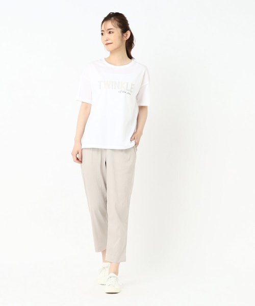 CORDIER(ＣＯＲＤＩＥＲ)/刺繍&ビーズロゴデザインTシャツ/img17