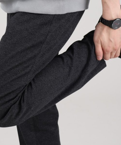【Sサイズ～】メランジ ストレッチ ジャージー スラックス パンツ(ボトムス) FK1227290053(9438円)