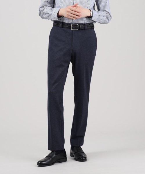 【Sサイズ～】メランジ ストレッチ ジャージー スラックス パンツ(ボトムス) FK1227290053(9438円)