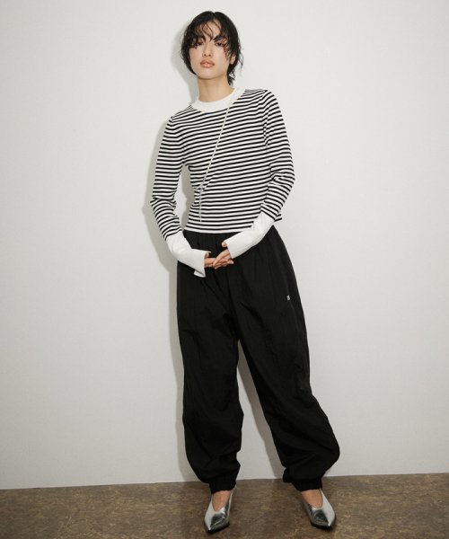 ADAM ET ROPE'(アダム　エ　ロペ)/【PARROTT CANVAS】PCM NYLON EASY PANTS/img03