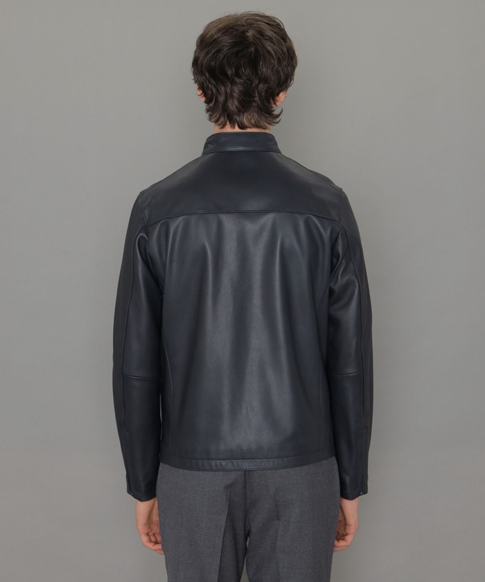 Weather proofed Leather】レザーシングルライダースジャケ Weather proofed Leather】レザーシングルライダースジャケ