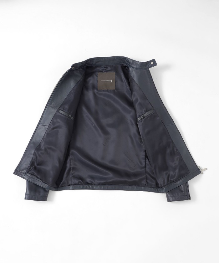 Weather proofed Leather】レザーシングルライダースジャケ Weather proofed Leather】レザーシングルライダースジャケ