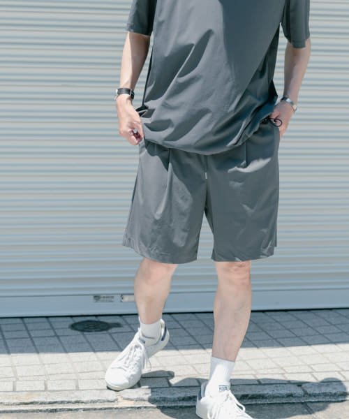 ITEMS URBANRESEARCH(アイテムズアーバンリサーチ（メンズ）)/シルキーナイロン 多機能 ショートパンツ/img10