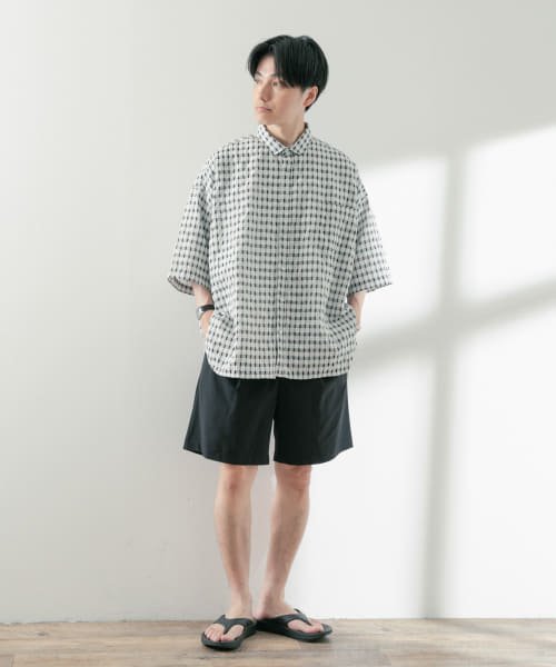 ITEMS URBANRESEARCH(アイテムズアーバンリサーチ（メンズ）)/シルキーナイロン 多機能 ショートパンツ/img14