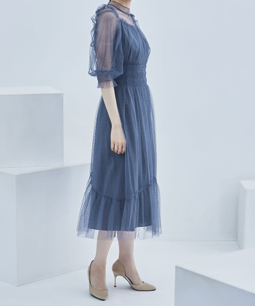 ドットチュールレイヤードドレス ワンピース レディース チュールワンピース シフォンドレス ワンピース パーティードレス ワンピ ドレス オケージョン インナー 人気・おすすめ｜使いやすい・旅行におすすめ 品質保証 全国発送 在庫限り
