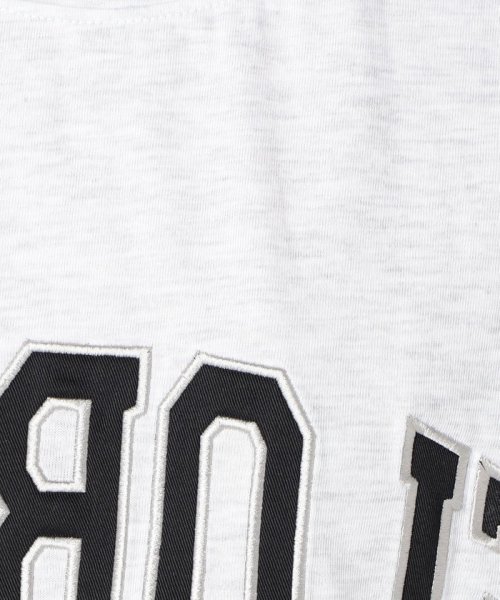 Grand PARK(グランドパーク)/反転ロゴ パッチワークTシャツ/img13