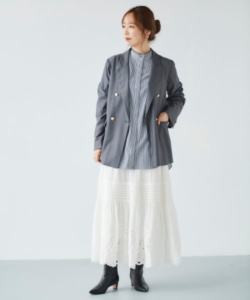 ダブルブレストジャケット 