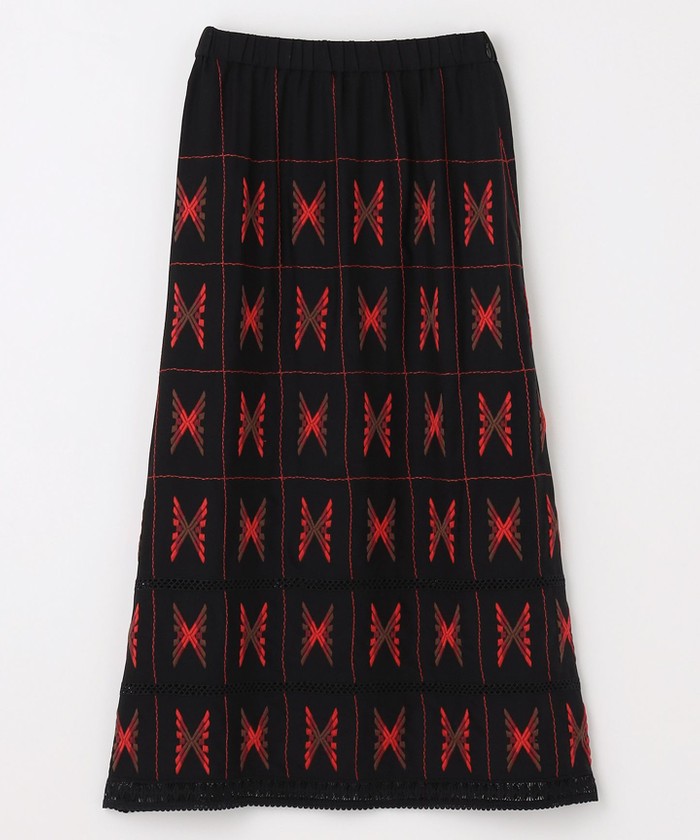 キカ刺繍ロングスカート(505420354) | グレースコンチネンタル(GRACE