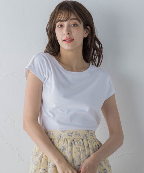 ketty(ケティ)/バックフラワー刺繍スムースＴシャツ ≪洗濯機で洗える≫/img08