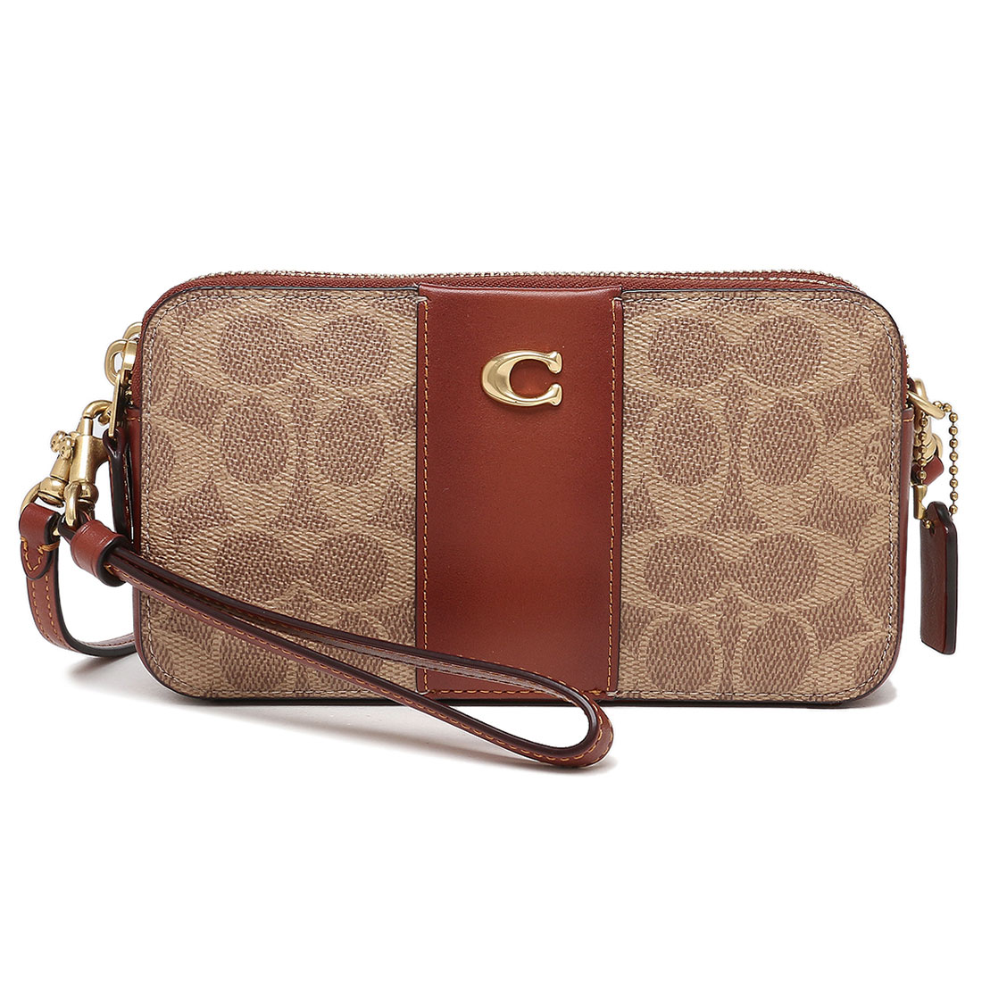 コーチ ショルダーバッグ キラ ブラウン ベージュ レディース COACH