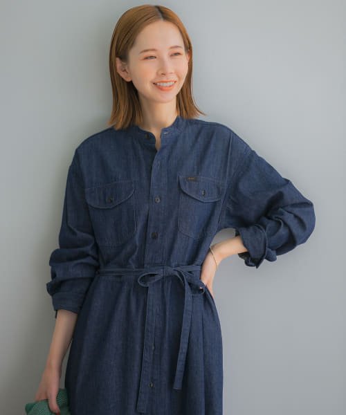 URBAN RESEARCH ROSSO(URBAN　RESEARCH　ROSSO)/『別注』Lee×ROSSO　BELTED DENIM DRESS/img06