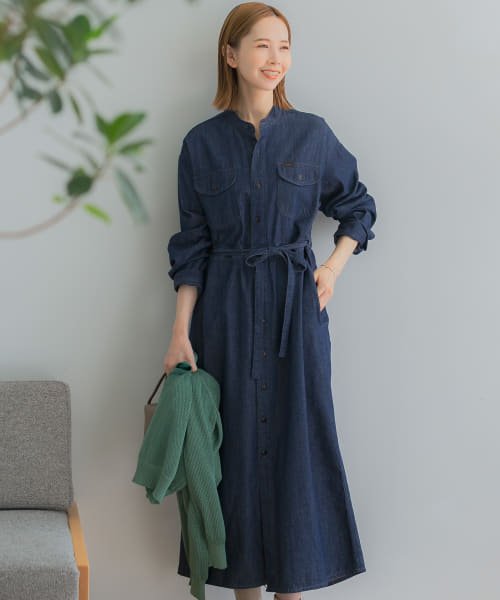 URBAN RESEARCH ROSSO(URBAN　RESEARCH　ROSSO)/『別注』Lee×ROSSO　BELTED DENIM DRESS/img07