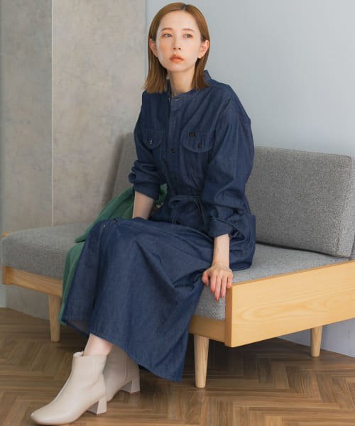 URBAN RESEARCH ROSSO(URBAN　RESEARCH　ROSSO)/『別注』Lee×ROSSO　BELTED DENIM DRESS/img11