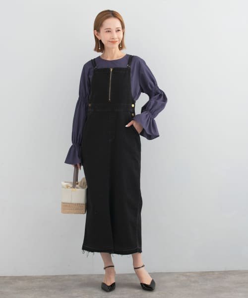 URBAN RESEARCH ROSSO(URBAN　RESEARCH　ROSSO)/『別注』Lee×ROSSO　FRONT ZIP JUMPER SKIRT/img10