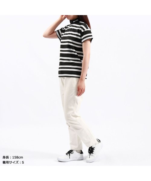 BRIEFING GOLF(ブリーフィング ゴルフ)/【日本正規品】ブリーフィング ゴルフ BRIEFING GOLF WOMENS STRIPE HIGH NECK RELAXED FIT BRG231W12/img01