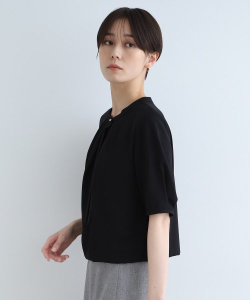 【通勤に最適！/洗える】ボウタイブラウス