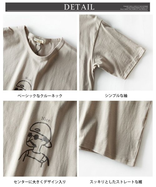  GENELESS(GENELESS)/半袖tシャツ メンズ tシャツ 半袖 綿100 プリント Tシャツ 夏 クルーネック トップス コットン/img06