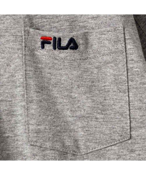 MAC HOUSE(men)(マックハウス（メンズ）)/FILA フィラ ポケット付きワンポイントTシャツ FH7860－2023EC/img05