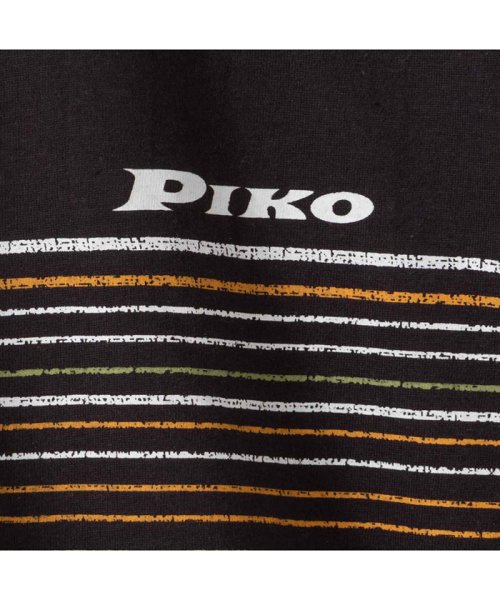 MAC HOUSE(men)(マックハウス（メンズ）)/PIKO ピコ パネルボーダー柄プリントTシャツ PKM－1510－EC/img04