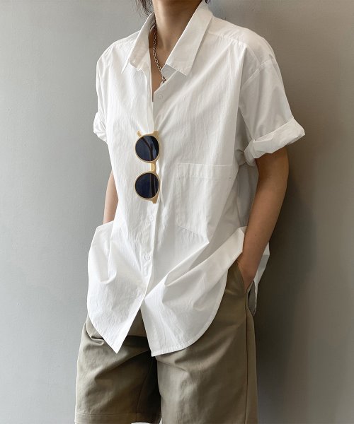 Aimoon(アイモン)/オープンカラーシャツ ベーシック 半袖/img03