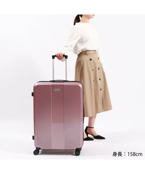 World Traveler(ワールドトラベラー)/ワールドトラベラー スーツケース World Traveler ボトムベイ Lサイズ キャリーケース 85L 大容量 TSロック 静音 出張 旅行 06953/img04