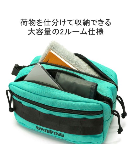 BRIEFING GOLF(ブリーフィング ゴルフ)/【日本正規品】ブリーフィング ゴルフ BRIEFING GOLF TURF DOUBLE ZIP POUCH ECO CANVAS CR BRG231G93/img03