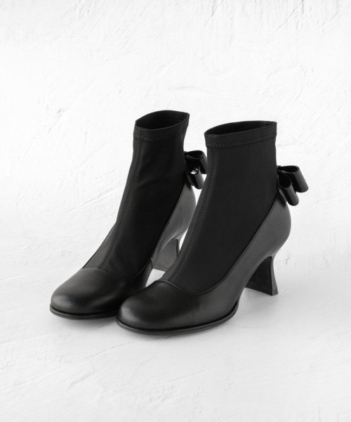 TOCCA(TOCCA)/BACK RIBBON SHORTBOOTS ショートブーツ/img01